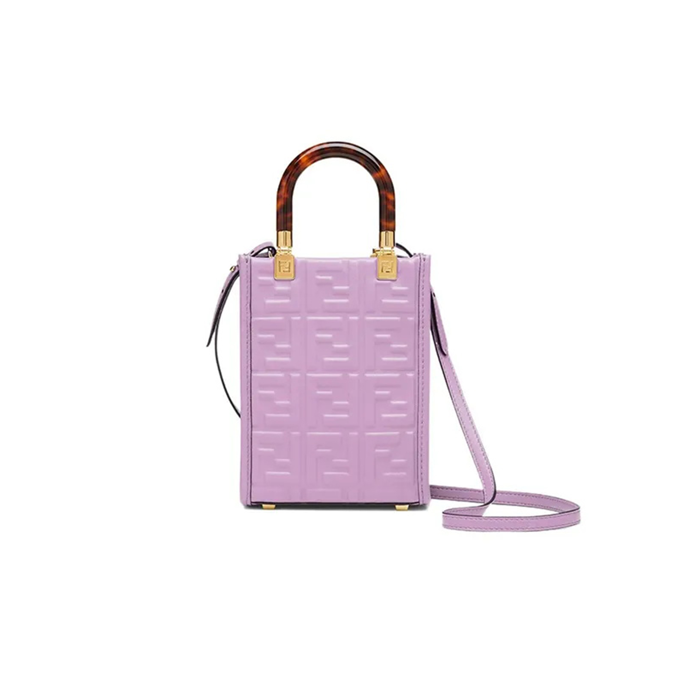 F**di logo leather mini bag 8bs051amcif1jco (18*13*6.5m)